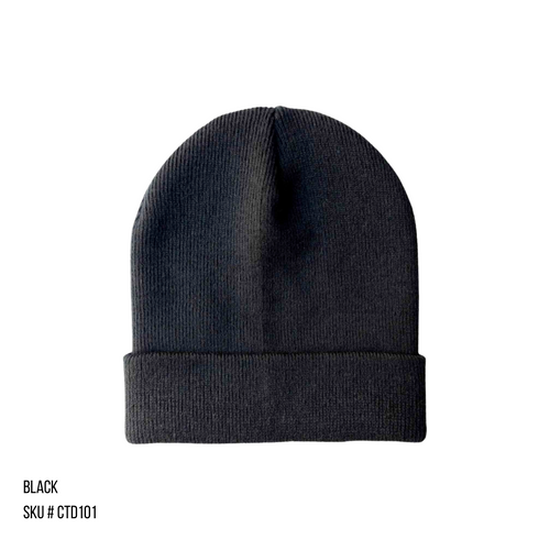Plain photo of the Beanie Base in the color Black