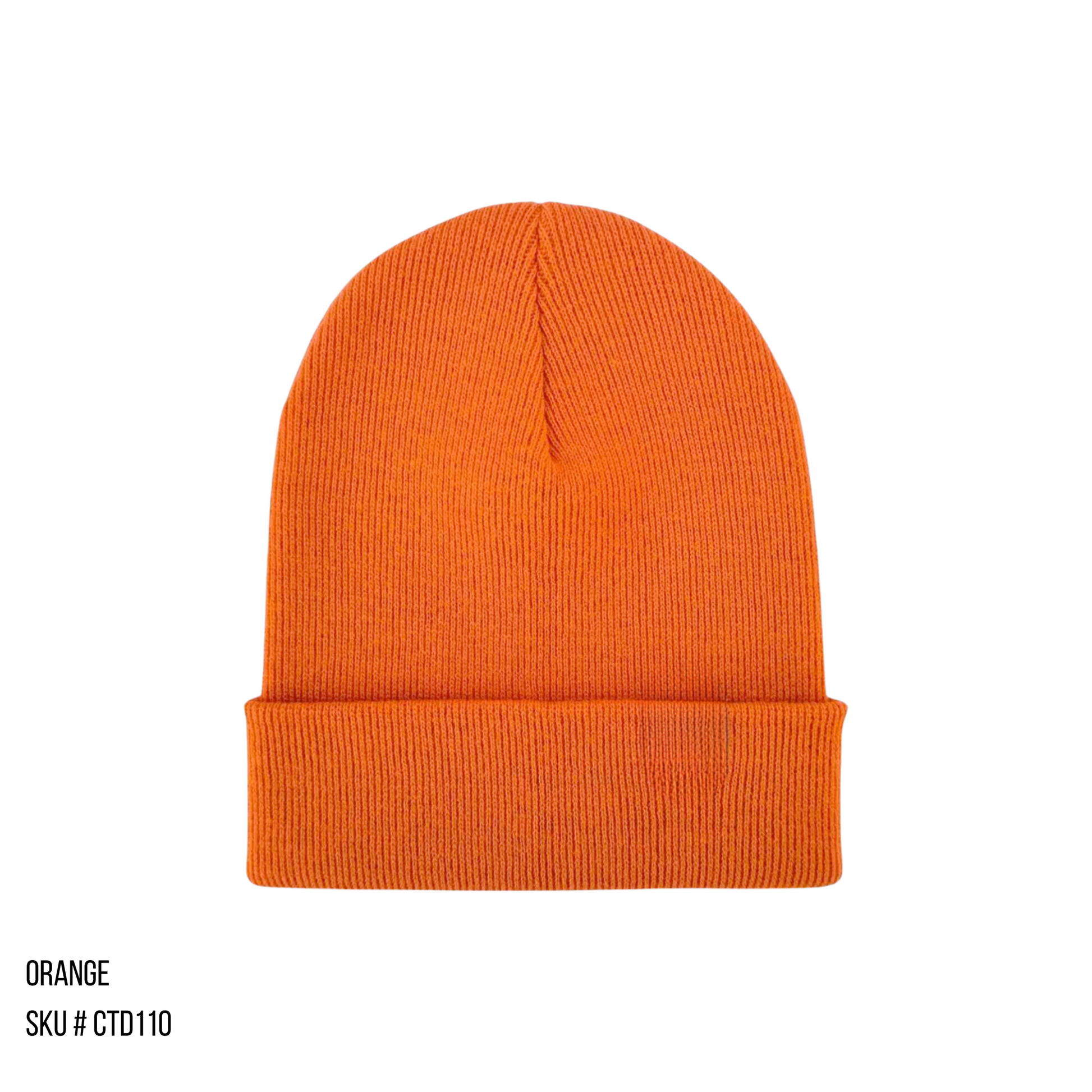 Plain photo of the Beanie Base in the color Orange