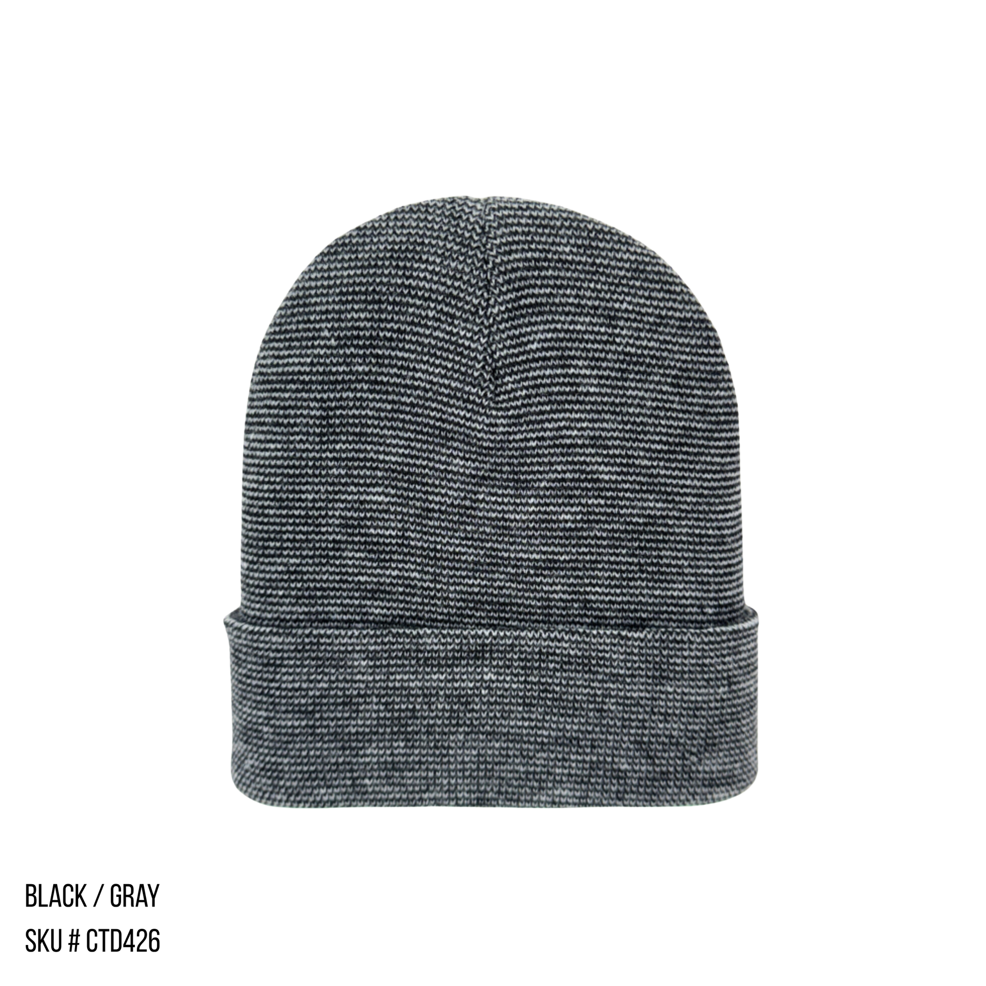 Beanie Flex Fusion, Cuffed Gray/Green