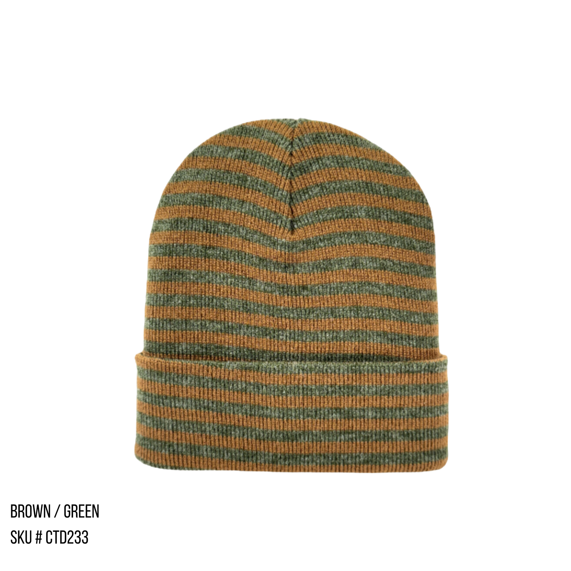 Beanie Flex RORO, Cuffed Gray/Green