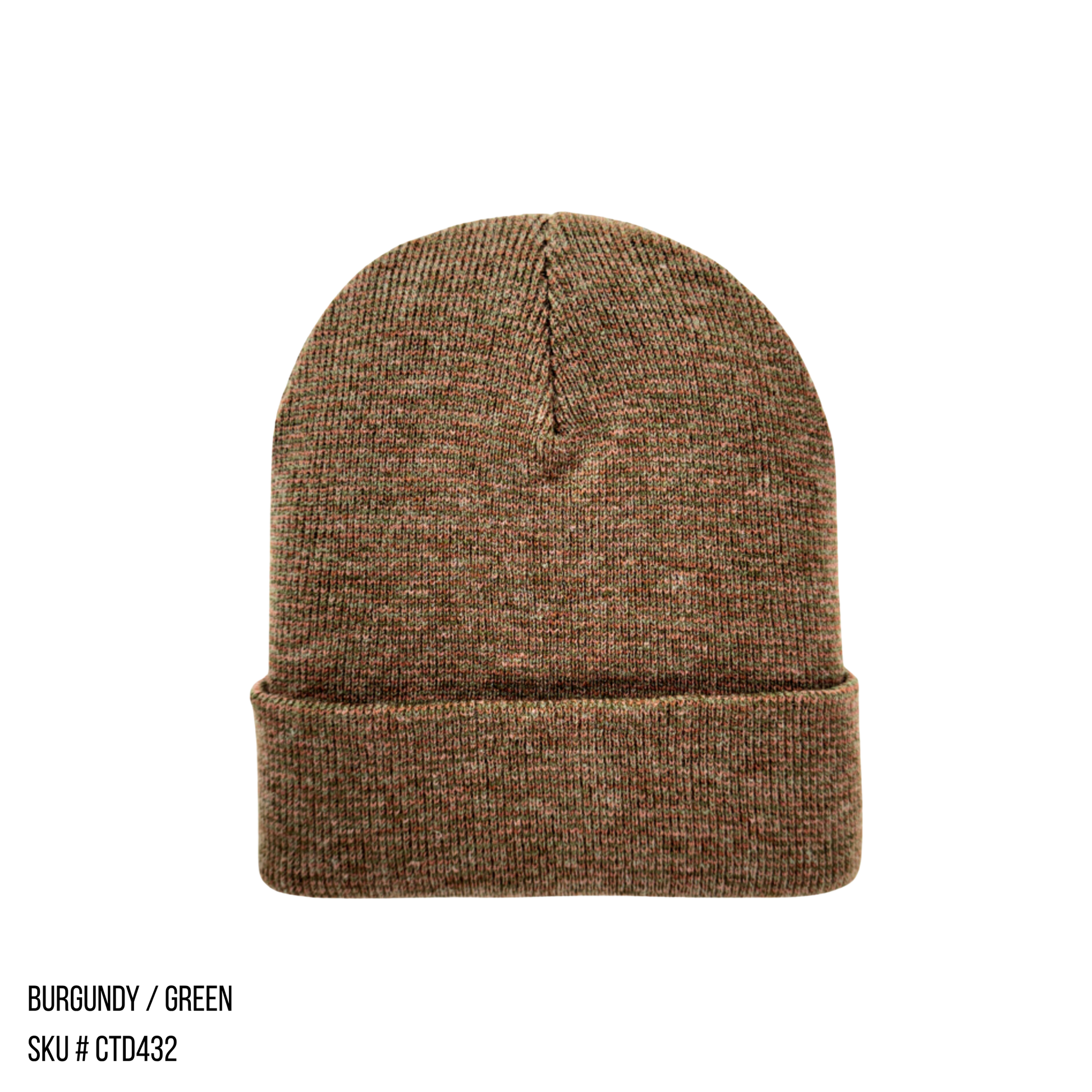 Beanie Flex Fusion, Cuffed Gray/Green
