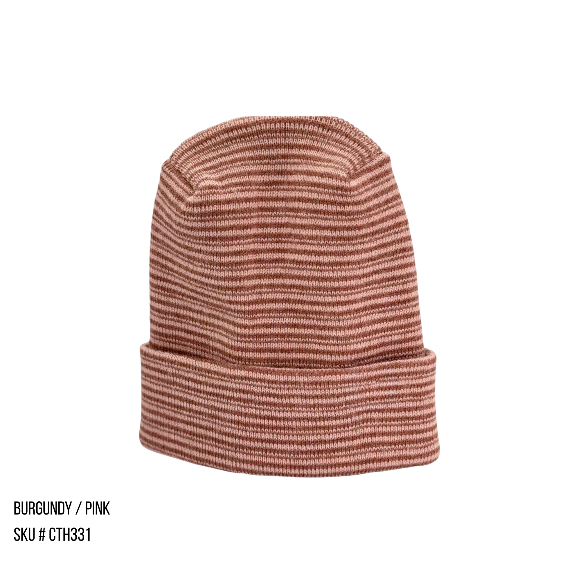 TBF PRO Beanie, Featuring the H-Stitch, Contrast, Brown/Green
