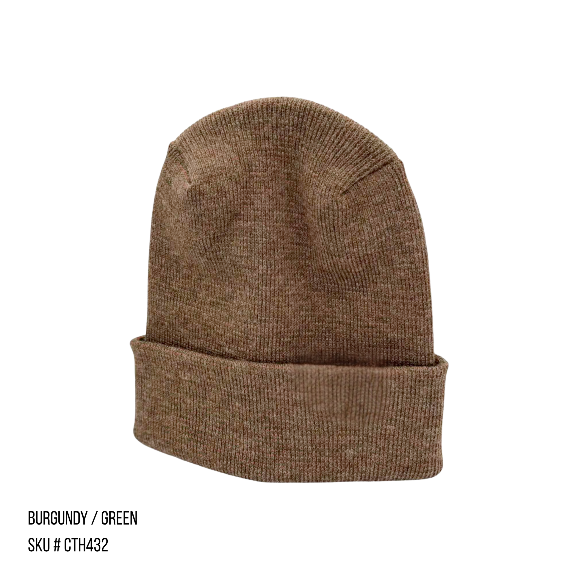 TBF PRO Beanie, Featuring the H-Stitch, Fusion, Burgundy/Pink