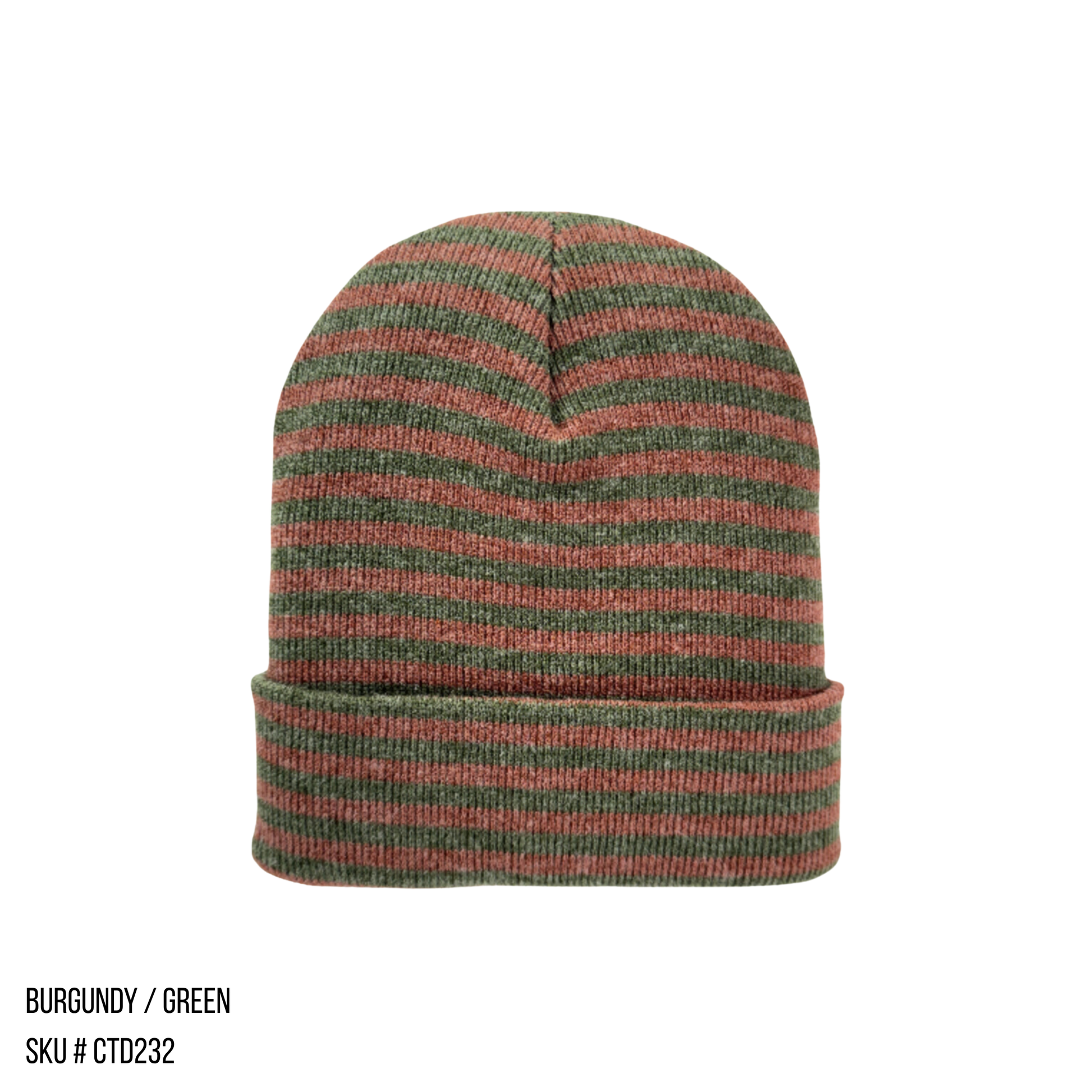Beanie Flex RORO, Cuffed Gray/Green
