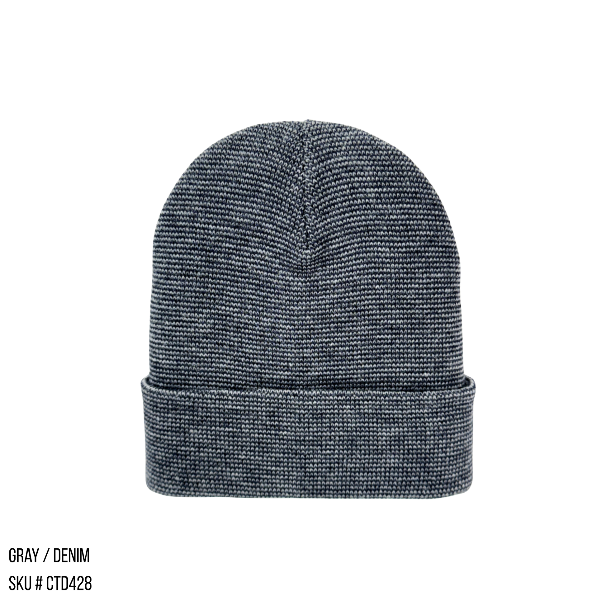Beanie Flex Fusion, Cuffed Gray/Green