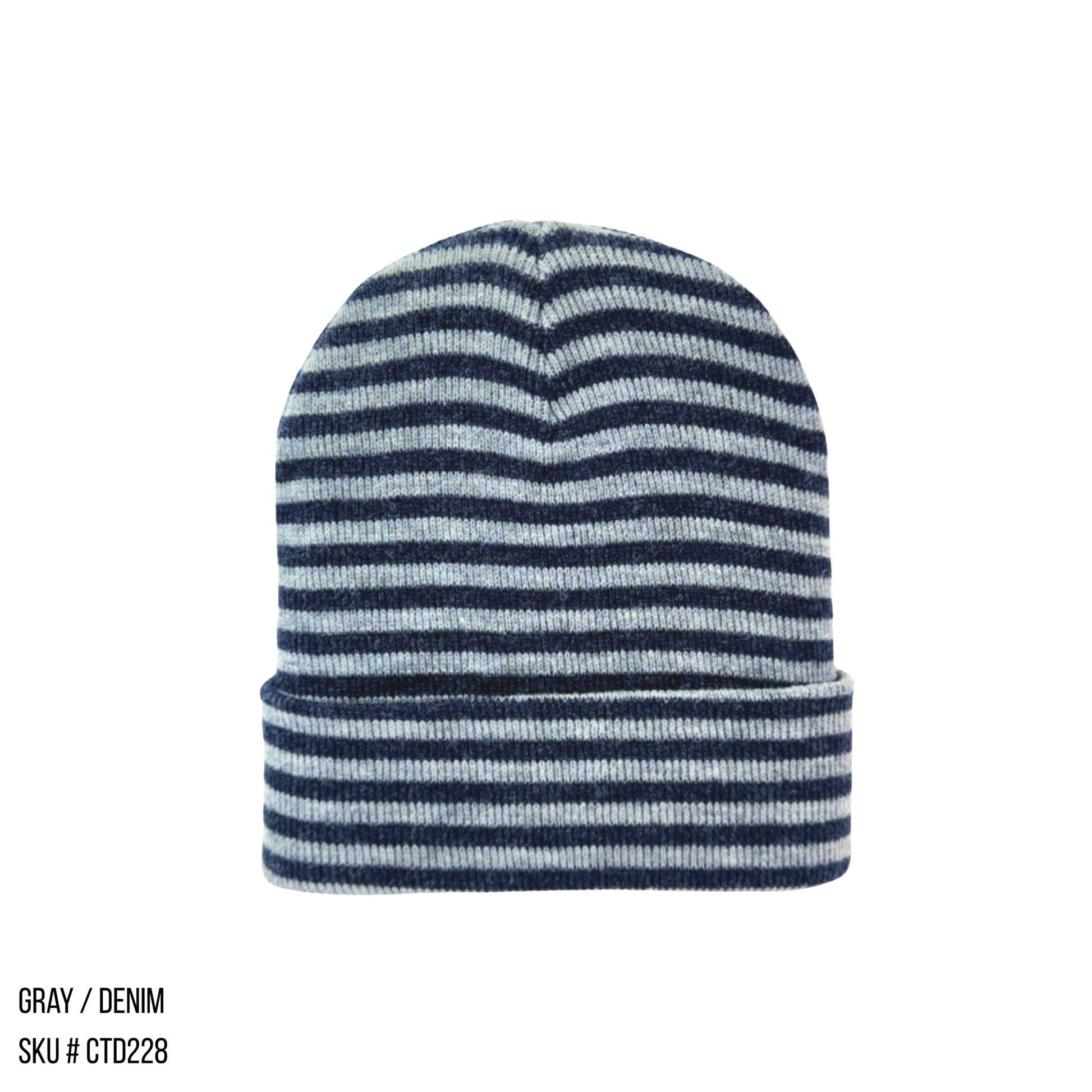 Beanie Flex RORO, Cuffed Gray/Green