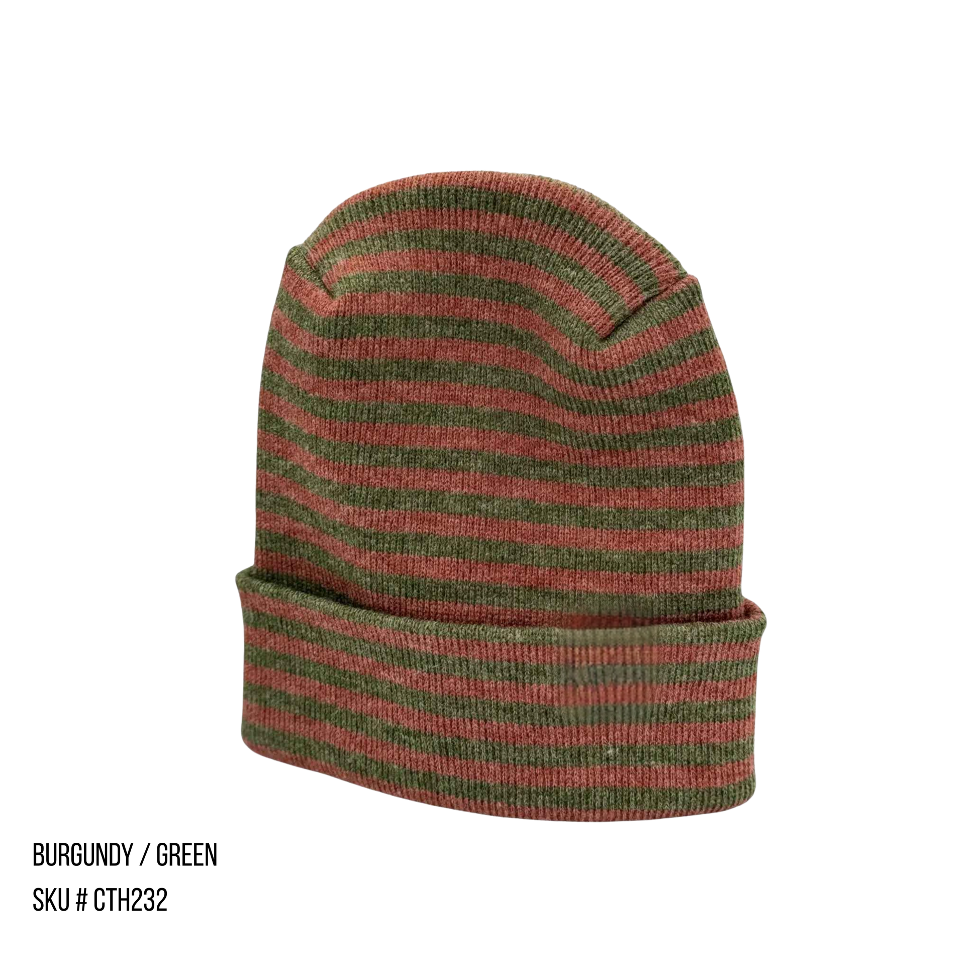 TBF PRO Beanie, Featuring the H-Stitch, Roro Gray/Green