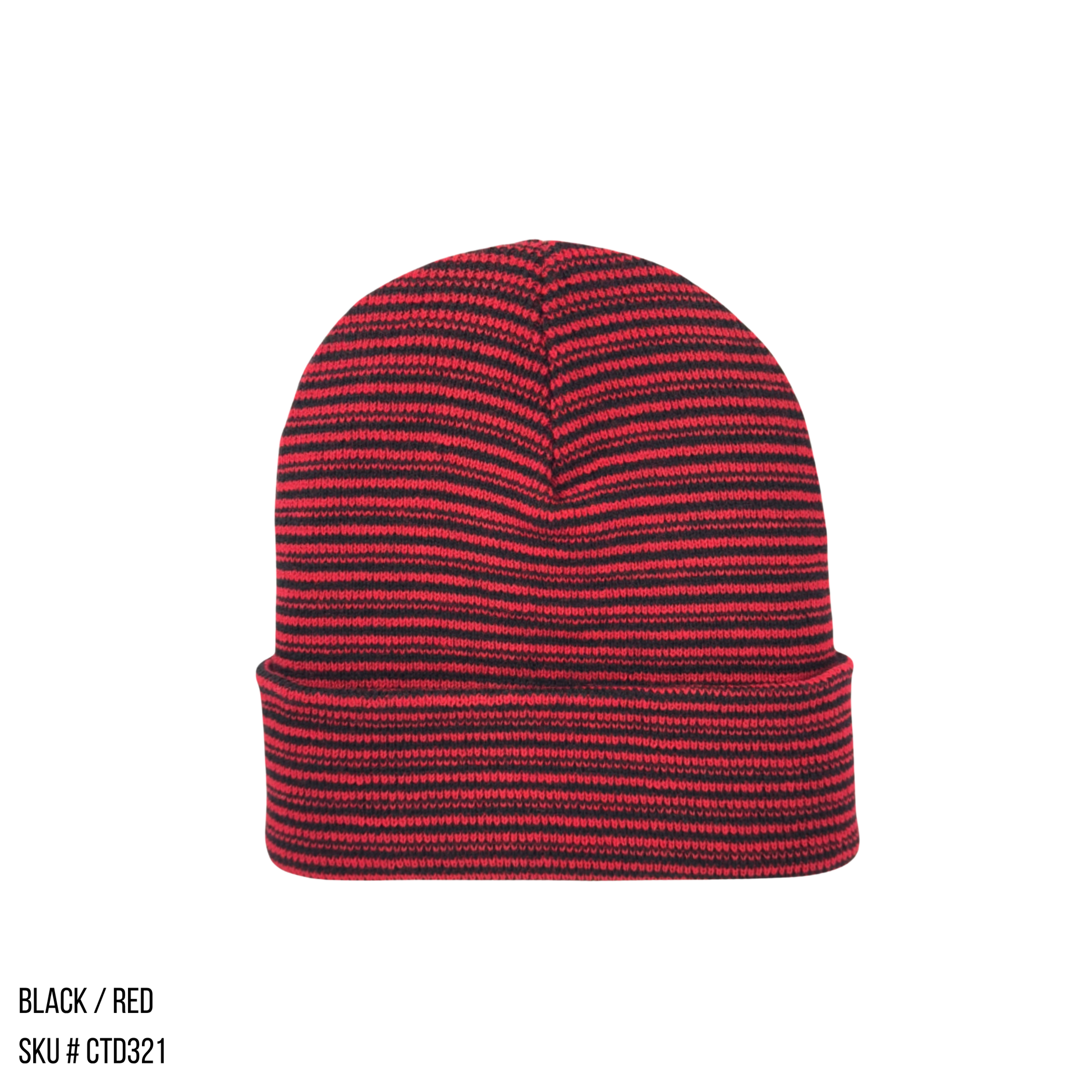 Beanie Flex Contrast Cuffed Brown/Green