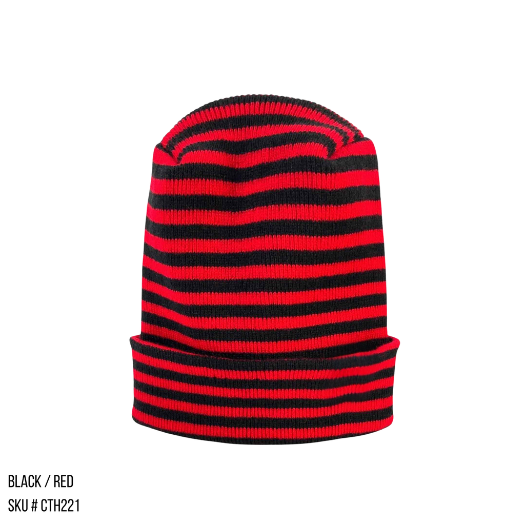 TBF PRO Beanie, Featuring the H-Stitch, Roro Black/Red