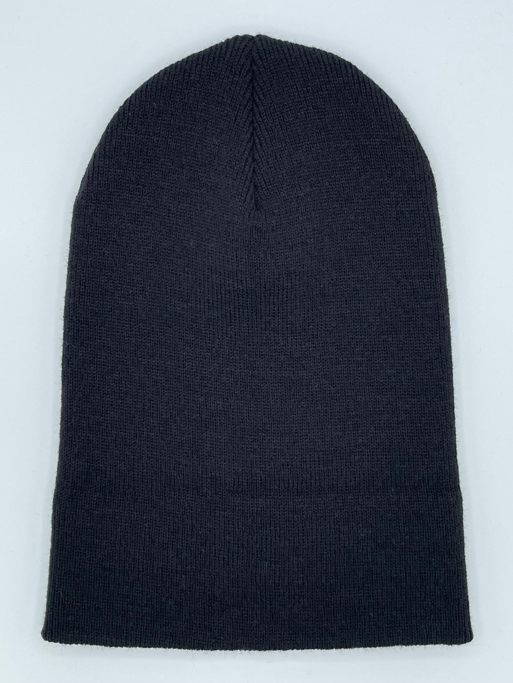 Blank Beanie Factory Cuffed Winter Hat, Wholesale price, Premium Quality, Black, Made in U.S.A - The Beanie Factory