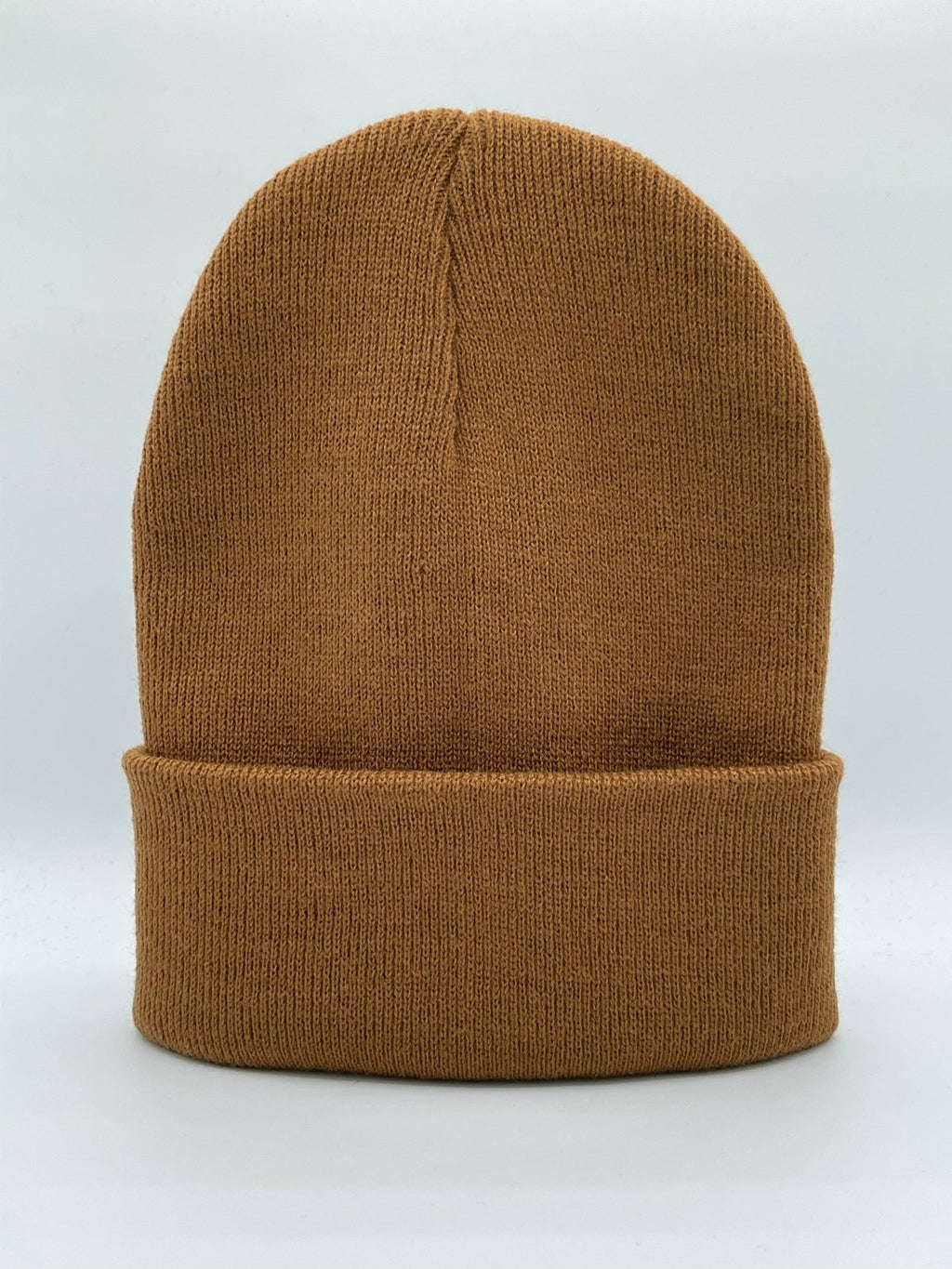 Blank Beanie Factory Cuffed Winter Hat, Wholesale price, Premium Quality, Brown, Made in U.S.A - The Beanie Factory