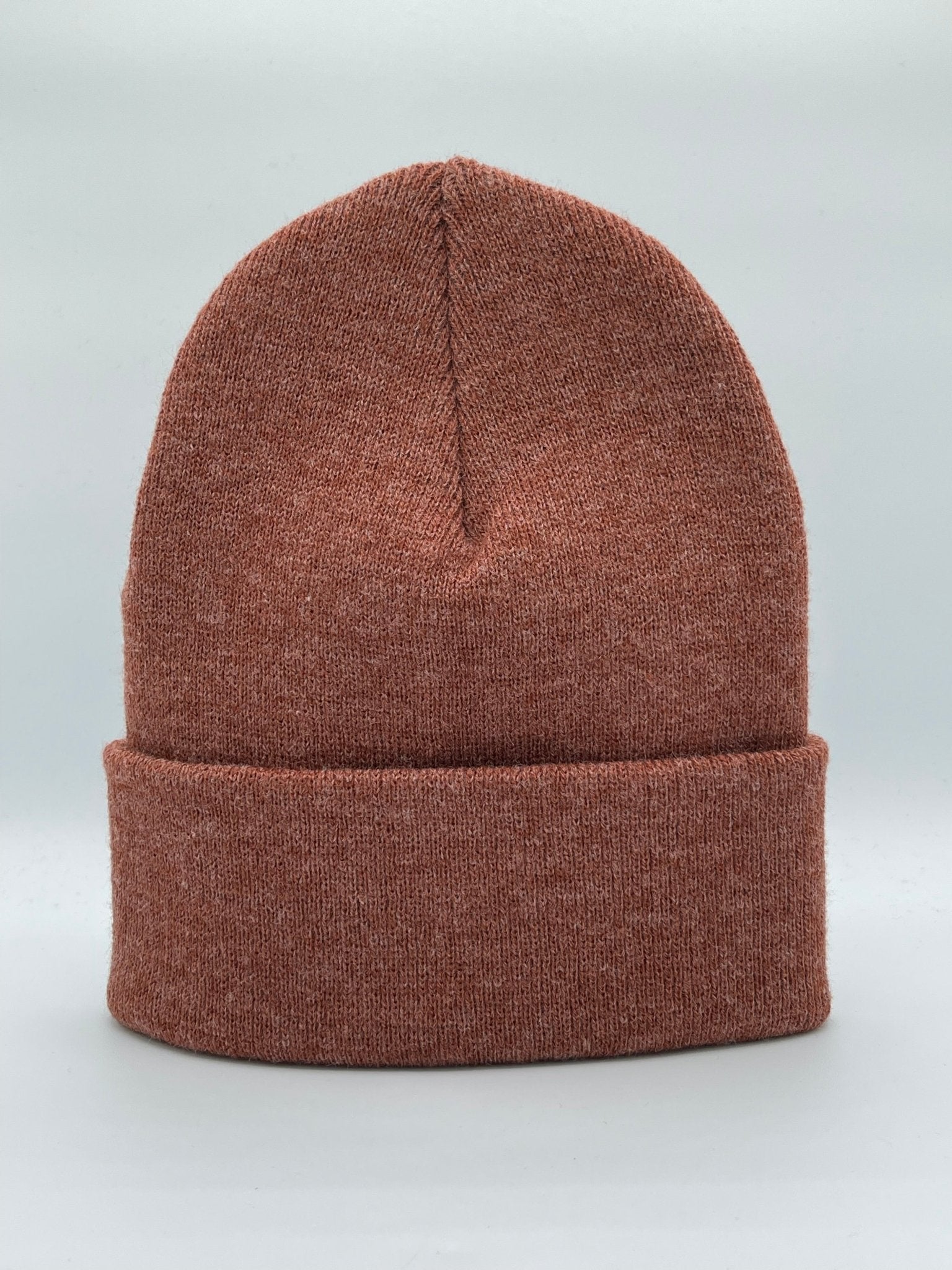Blank Beanie Factory Cuffed Winter Hat, Wholesale price, Premium Quality, Burgundy, Made in U.S.A - The Beanie Factory