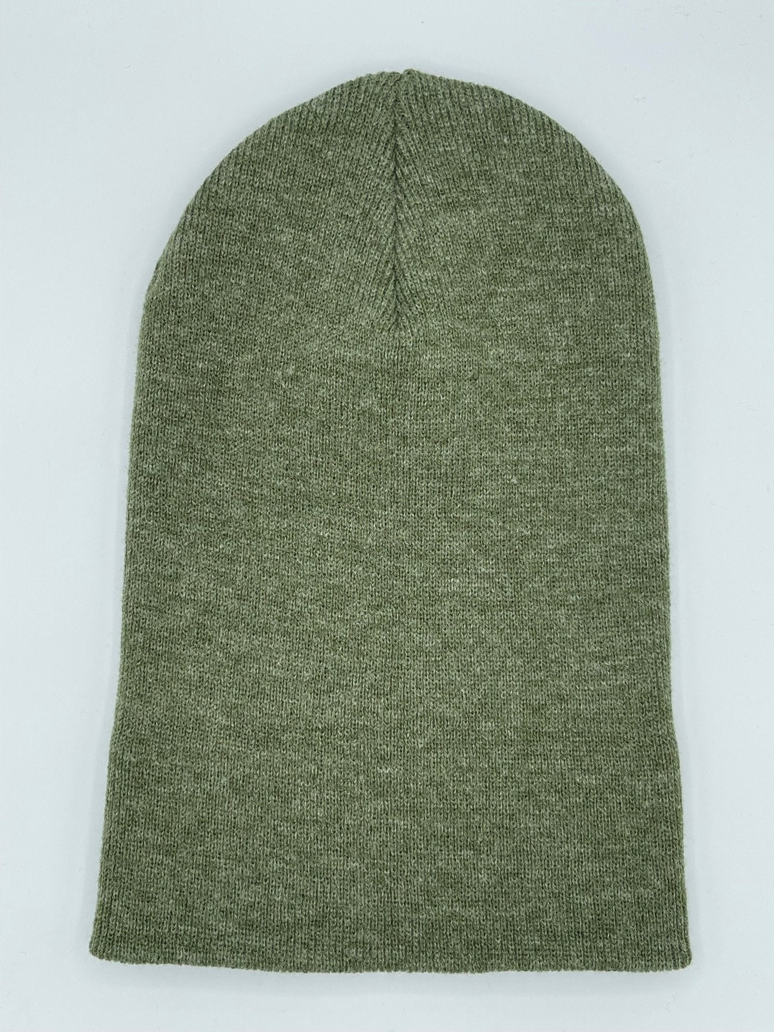 Blank Beanie Factory Cuffed Winter Hat, Wholesale price, Premium Quality, Green, Made in U.S.A - The Beanie Factory