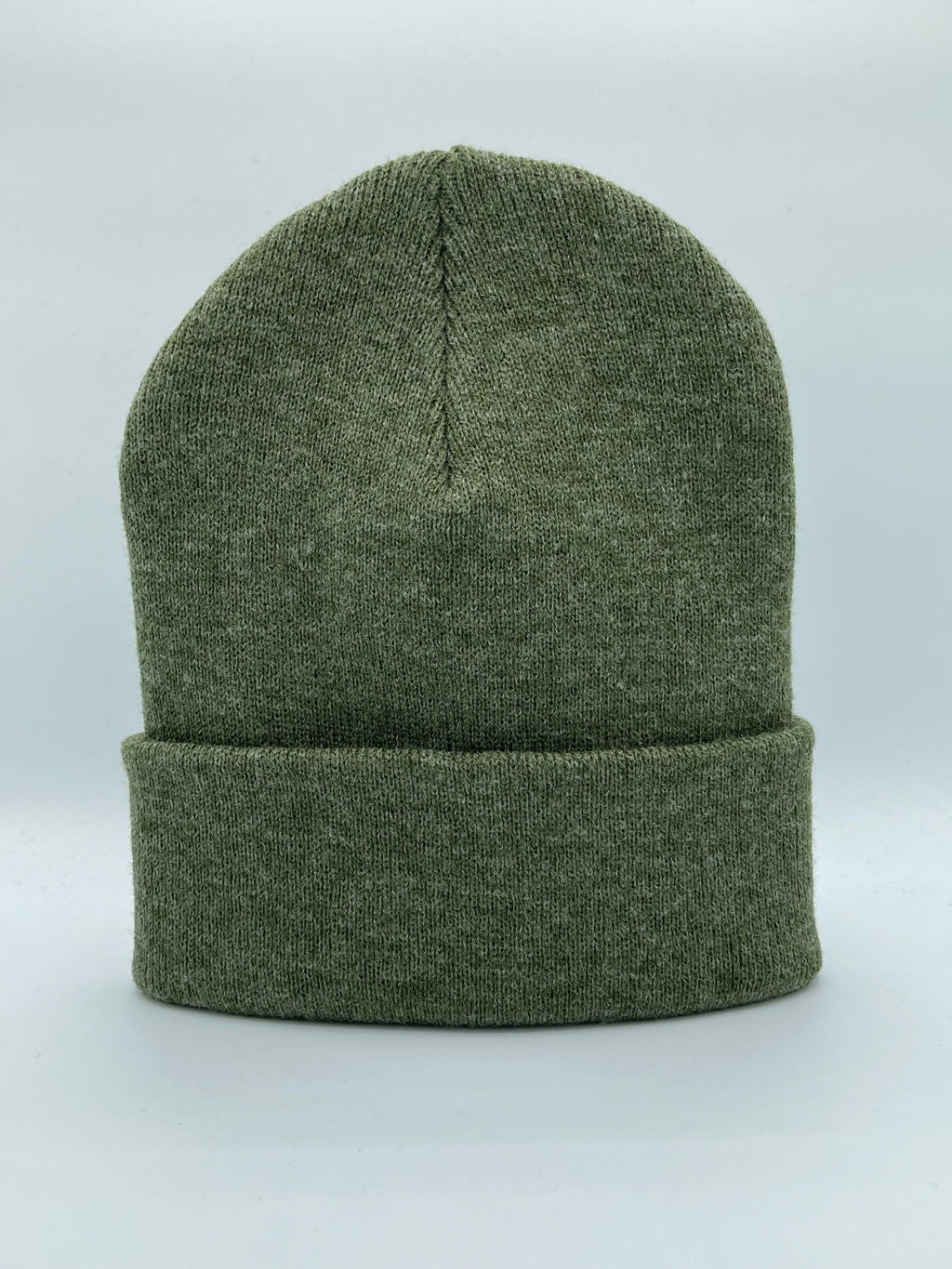 Blank Beanie Factory Cuffed Winter Hat, Wholesale price, Premium Quality, Green, Made in U.S.A - The Beanie Factory