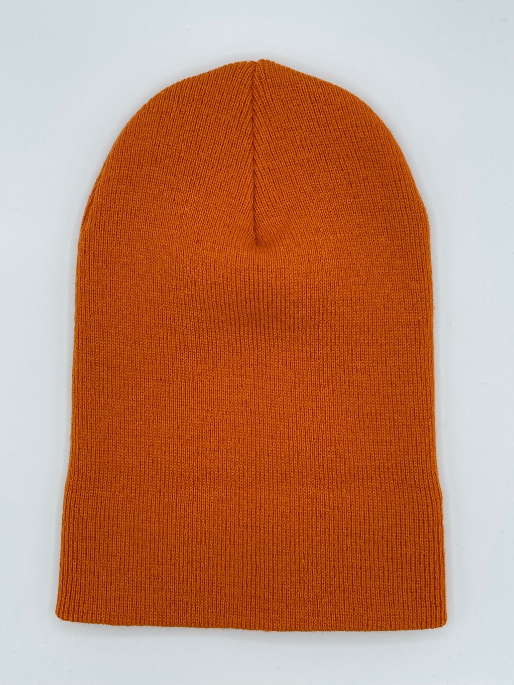Blank Beanie Factory Cuffed Winter Hat, Wholesale price, Premium Quality, Orange, Made in U.S.A - The Beanie Factory