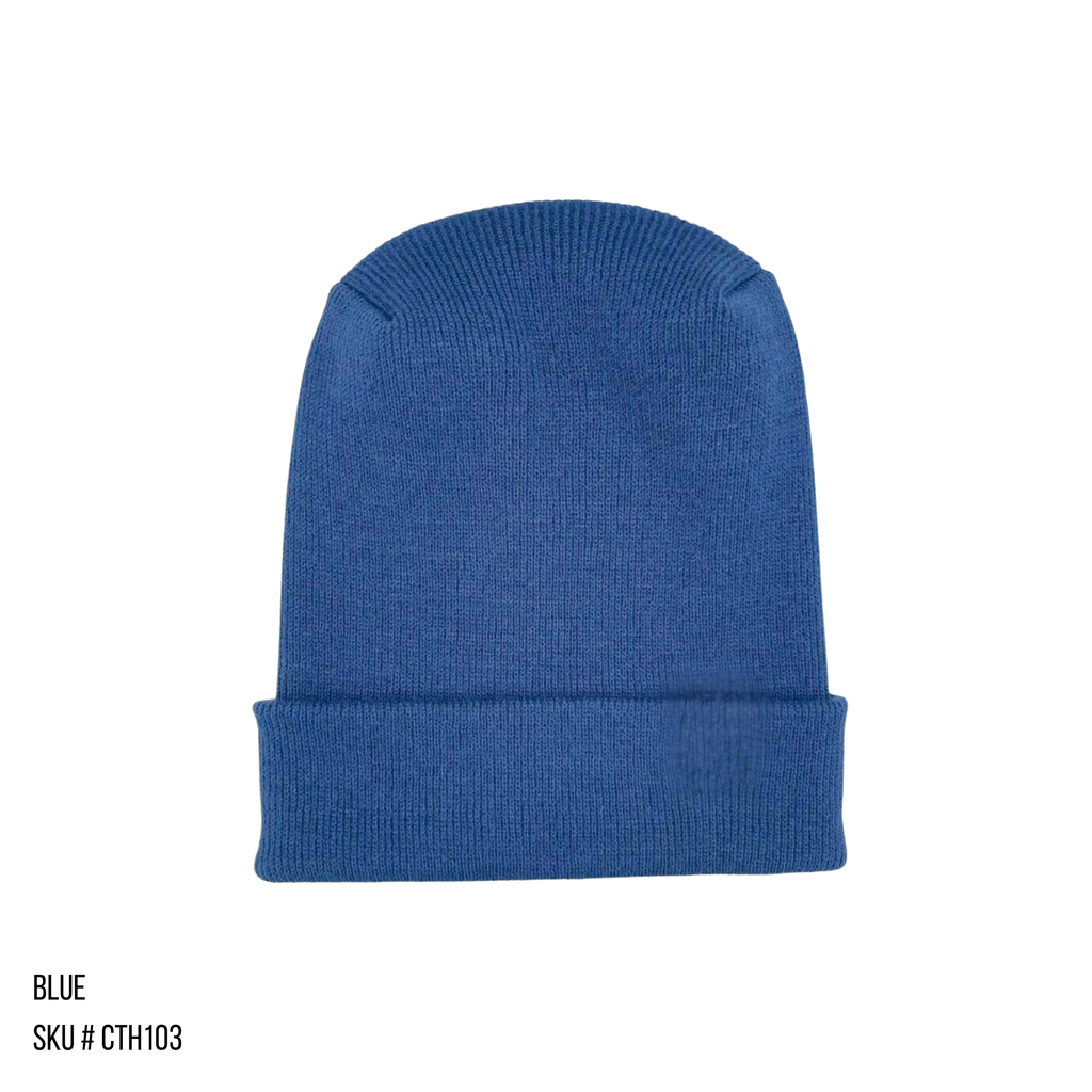 TBF PRO Beanie, Featuring the H-Stitch Blue