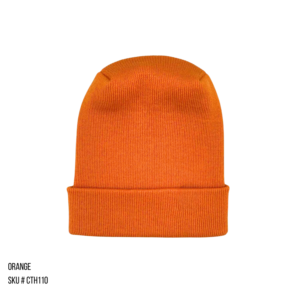TBF PRO Beanie, Featuring the H-Stitch Orange